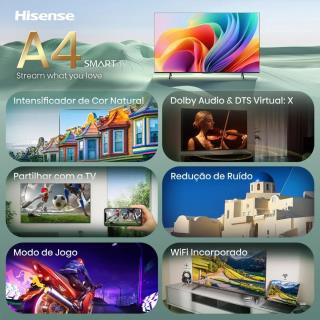 HISENSE - LED Smart TV HD 32A4S