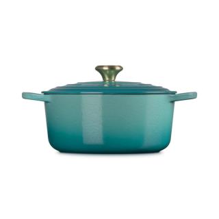 LE CREUSET - Cocotte Redonda Signature 24cm Blue Riviera 21177240994450