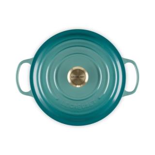 LE CREUSET - Cocotte Redonda Signature 24cm Blue Riviera 21177240994450