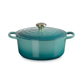 LE CREUSET - Cocotte Redonda Signature 26cm Blue Riviera 21177260994450