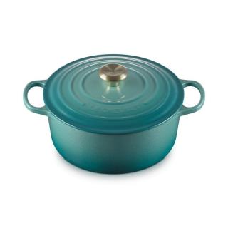 LE CREUSET - Cocotte Redonda Signature 28cm Blue Riviera 21177280994450