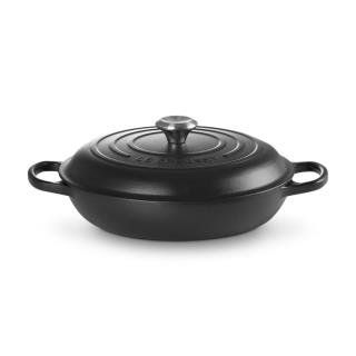 LE CREUSET - Caçarola Baixa Signature 28cm Negro Mate 21180280000430