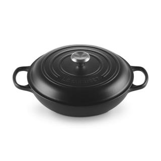 LE CREUSET - Caçarola Baixa Signature 28cm Negro Mate 21180280000430