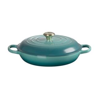 LE CREUSET - Caçarola Baixa Signature 28cm Blue Riviera 21180280994450