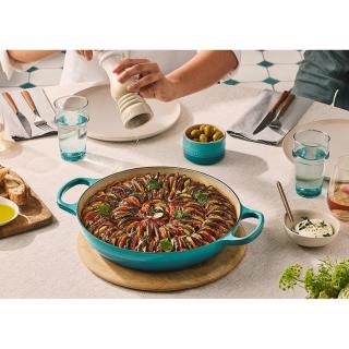 LE CREUSET - Caçarola Baixa Signature 28cm Blue Riviera 21180280994450