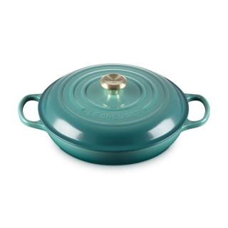 LE CREUSET - Caçarola Baixa Signature 30cm Blue Riviera 21180300994450