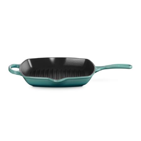 LE CREUSET - Frigideira Quadrada Signature Grill 26cm Blue Riviera 20183260990422