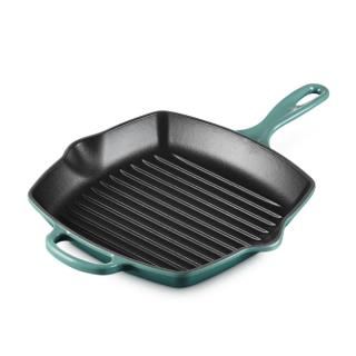 LE CREUSET - Frigideira Quadrada Signature Grill 26cm Blue Riviera 20183260990422