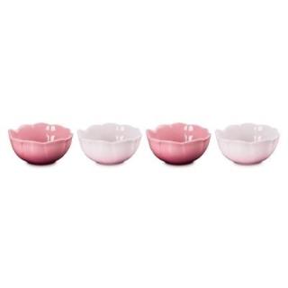 LE CREUSET - Set 4 Tigelas Pétala (2x Rose Quartz / 2x Shell Pink) 89411003219003