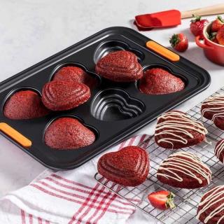 LE CREUSET - Forma para 6 Biscoitos Coração 46053000010000
