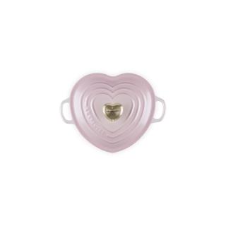 LE CREUSET - Caçarola Baixa Coração 20cm Shell Pink 21402207774454
