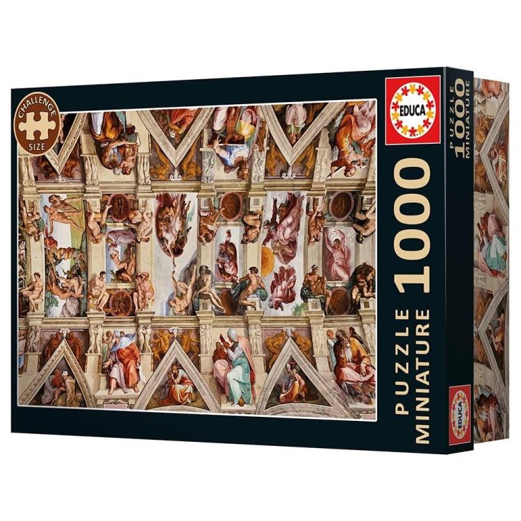 EDUCA - Puzzle 1000 Capela Sistina Miniatura 20581