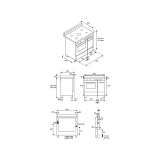 LA GERMANIA - Fogão Gás Butano AMN9P5EXV/24 BUT