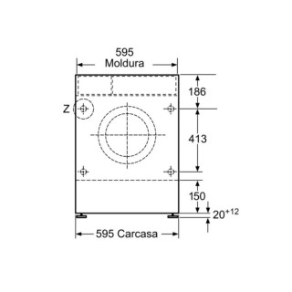 BALAY - Máq. Lavar/Secar Roupa Enc. 3TW773B