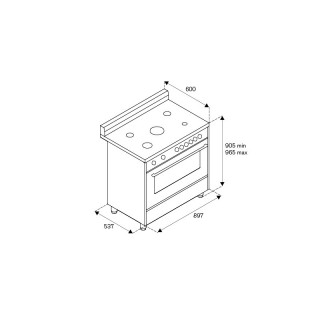 LA GERMANIA - Fogão 7GAMN965ENET NAT