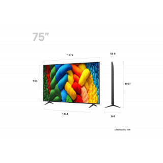 LG - NanoCell AI Smart TV 4K 75NANO80A6B.AEU