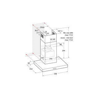 H. ARISTON - Chaminé HHBS 6.5 F AM X