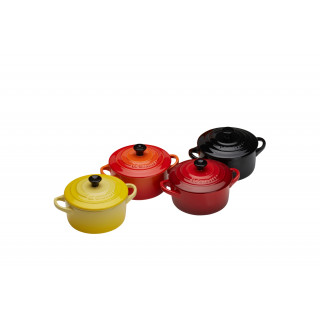 LE CREUSET - Set 4 Mini Cocottes 79212105129100