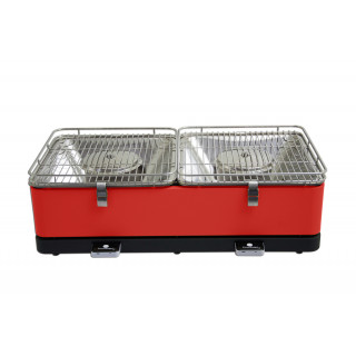 FEUERDESIGN - Grelhador Santorin Vermelho 2007560