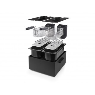 PRINCESS - Fritadeira Preta Dupla 2 x 3L 183028