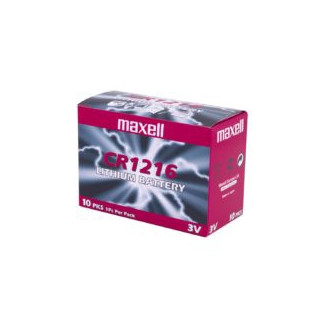 MAXELL - PILHA LÍTIO 3,0V CR1216 BL1 CX10-11238800
