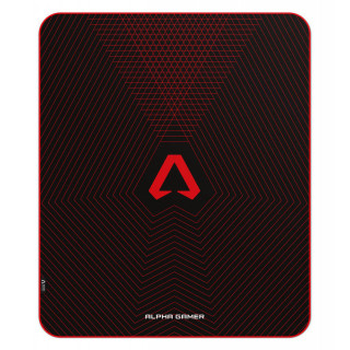ALPHA GAMER - Tapete de Cadeira AGKADRANGRIDRED