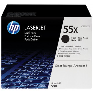 HP - Toner Laserjet MFP Pro 500 Dual Pack CE255XD