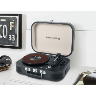 MUSE - Gira Discos Cinza Esc. MT201DG