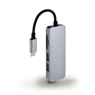 METRONIC - Adaptador Usb-C Macho 5 Em 1 395059