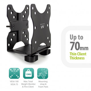 EWENT - Suporte 1x Monitor Mesa 100x100 EW1517