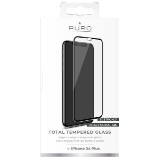 PURO - Vidro Temp iPhone X 6.5" SDGFSIPHONEX65BLK