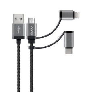 METRONIC MOOOV - Cabo USB-A 3 em 1 732116