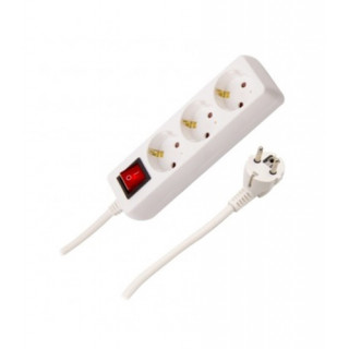 METRONIC - Bloco  3 Tomadas c/ Cabo 1,5m 495004