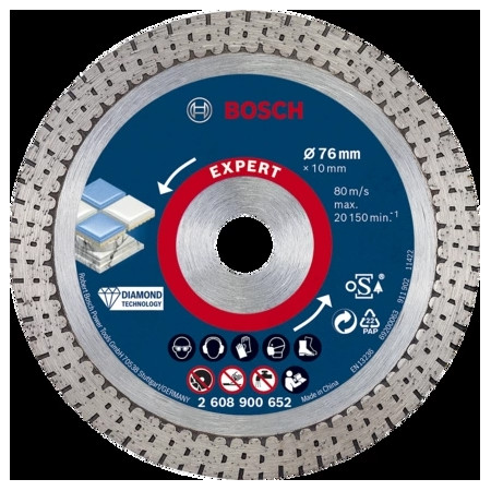 BOSCH - Disco Diamantado 76x1,2x10mm 2608900652