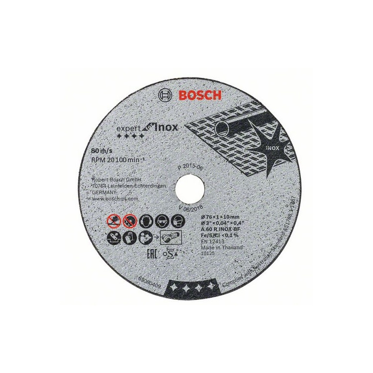 BOSCH - Disco Corte Expert for Inox 5un 2608601520
