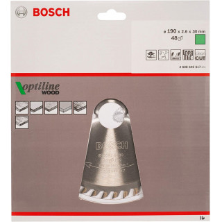 BOSCH - Lâmina p/ Serra Circular 2608640617