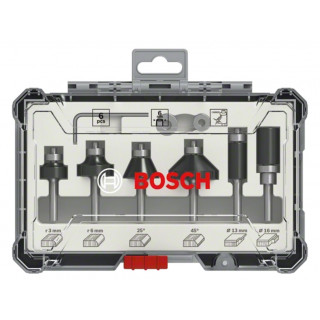 BOSCH - Set 6 Fresas 6mm 2607017468