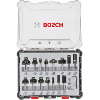 BOSCH - Set 15 Fresas 6mm 2607017471