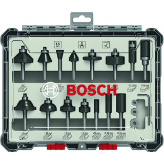 BOSCH - Set 15 Fresas 6mm 2607017471