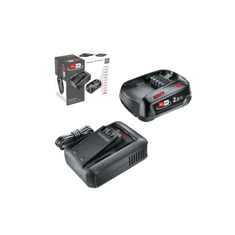 BOSCH - Bateria e Carr. Starter-Set 18V 1600A031T4