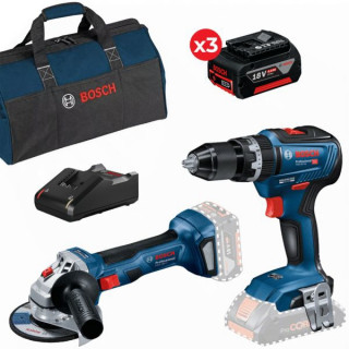 BOSCH - Berbequim GSB +Rebarbadora GWS 0615990M4A