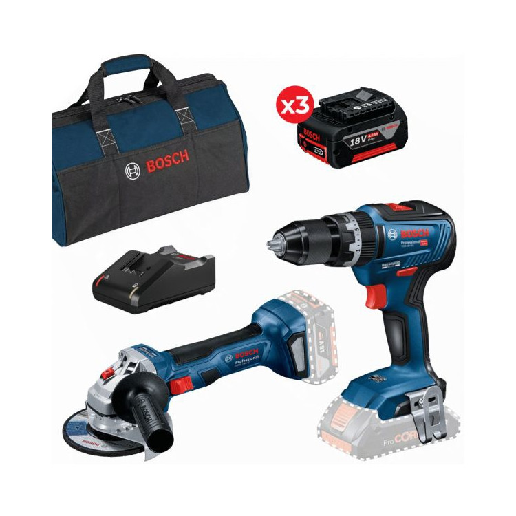BOSCH - Berbequim GSB +Rebarbadora GWS 0615990M4A