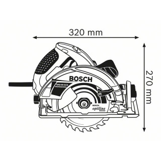 BOSCH - Serra Circular GKS 65 GCE Prof 0601668901