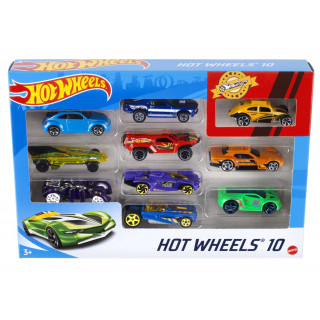 HOT WHEELS- Pack 10 veículos 54886-Envio Aleatório