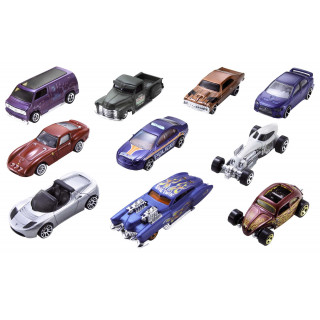 HOT WHEELS- Pack 10 veículos 54886-Envio Aleatório