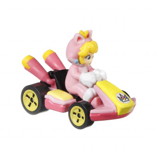 HOT WHEELS - Mario Kart Cat Peach e Veículo GRN13