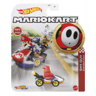 HOT WHEELS - Mario Kart SHY GUY e Veículo GRN25