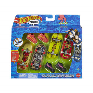 HOT WHEELS - Pack 4 Skates HVM16