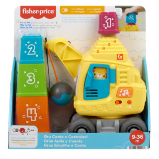 FISHER PRICE - Grua Empilha e Conta HWY65