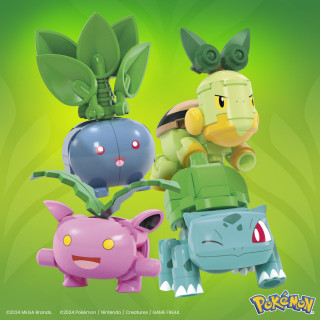 MEGA - Eq. de Treinadores Pokémon Grass-Type HWR77